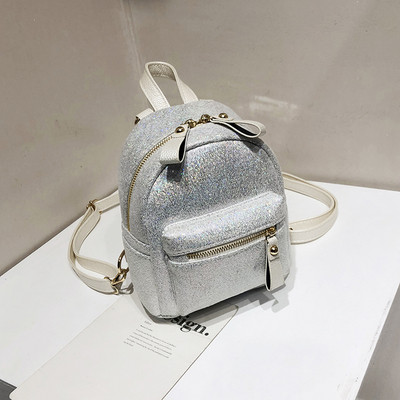Mini rucsac modern pentru femei cu fermoar