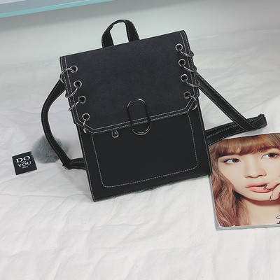 Ikdienas sieviešu mugursoma ar metāla elementiem