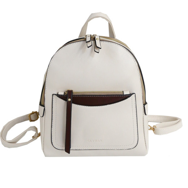 Jelenlegi női hátizsák zsebbel és cipzárral