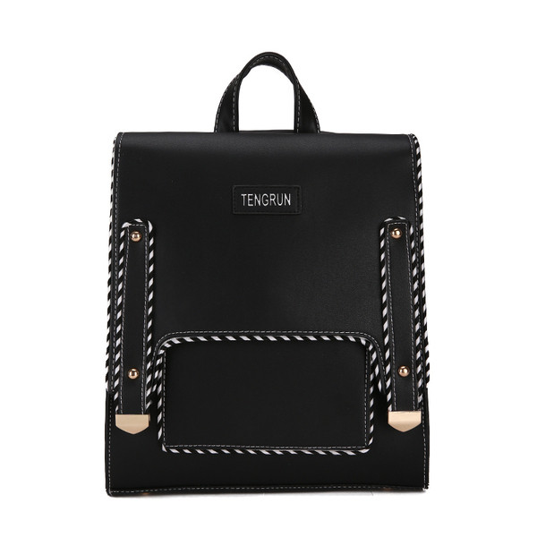 Rucsac larg de actualitate pentru femei, cu o inscripție