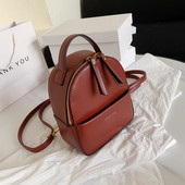 Mūsdienīga sieviešu mugursoma no tīras eko ādas