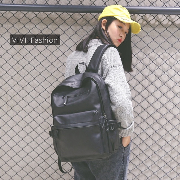 Naiste igapäevane ökonahast taskutega seljakott