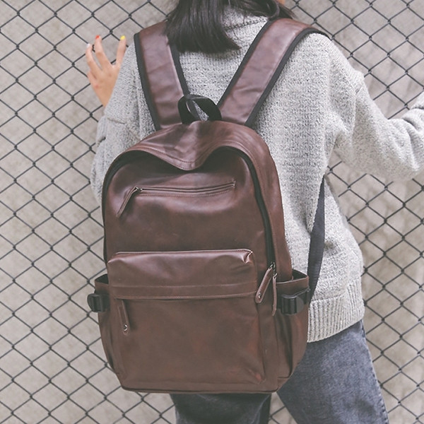 Naiste igapäevane ökonahast taskutega seljakott