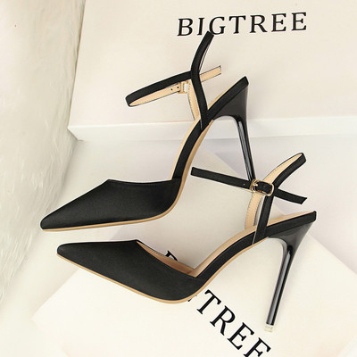 Stilīgas sieviešu sandales ar 10,5 cm augstu papēdi