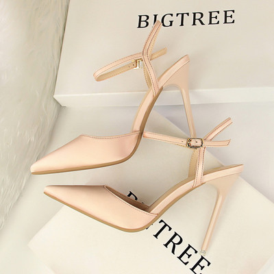 Stilīgas sieviešu sandales ar 10,5 cm augstu papēdi