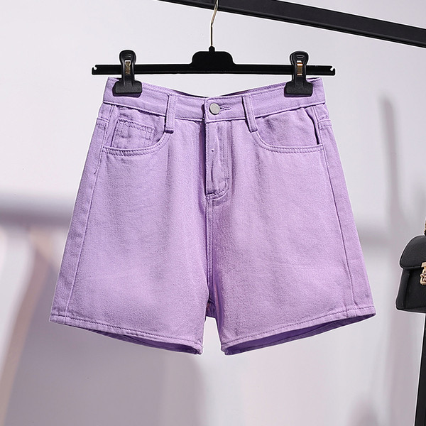 Īsi sieviešu džinsi ar augstu vidukli un izmēru līdz 5XL