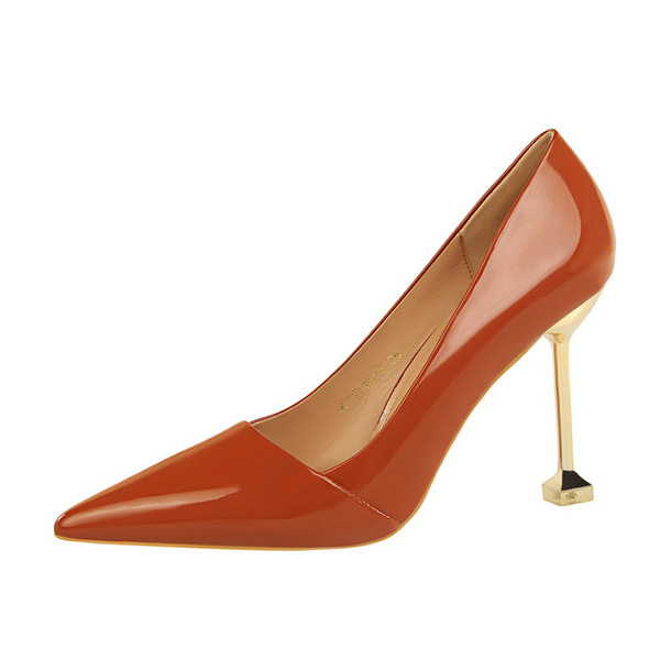 Stilīgi sieviešu apavi ar augstu plānu 9,5 cm papēdi - smails modelis