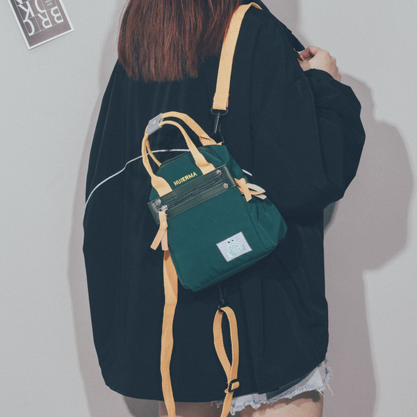 Sieviešu ikdienas mini mugursoma ar rokturi