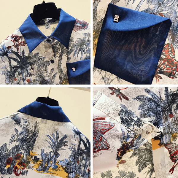 Pašreizējais sieviešu krāsains krekls ar īsām piedurknēm un kabatu