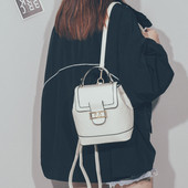 Öko-nahast moodne pandlaga naiste seljakott