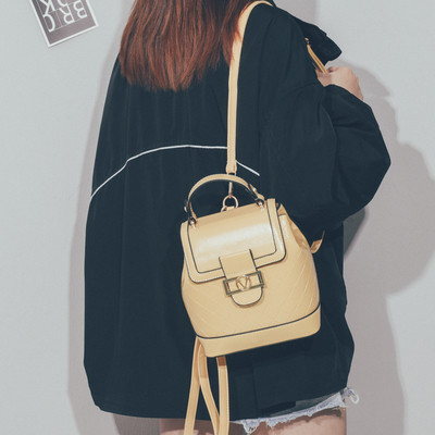 Öko-nahast moodne pandlaga naiste seljakott