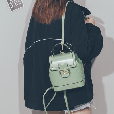 Öko-nahast moodne pandlaga naiste seljakott