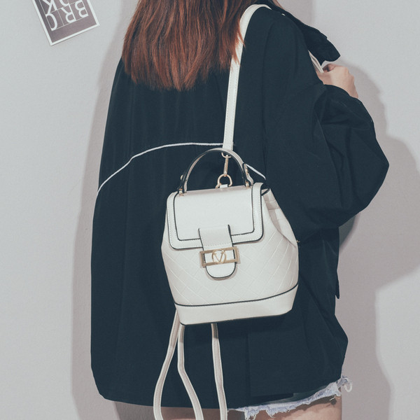 Öko-nahast moodne pandlaga naiste seljakott