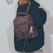 Rucsac casual dama cu fermoar si maner