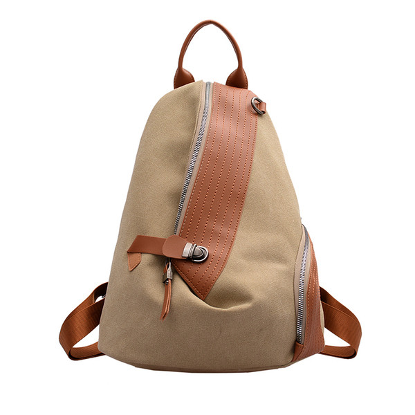 Pašreizējā sieviešu mugursoma ar rāvējslēdzēju