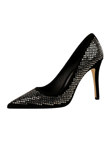 Stilīgs sieviešu apavu smails modelis ar spīdīgu efektu