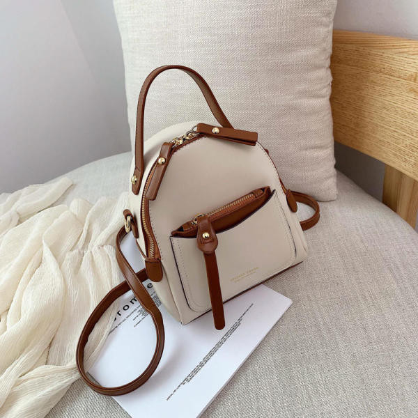 Stilīga sieviešu mugursoma no tīras eko ādas