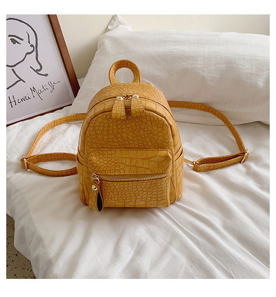 Naiste moodne ökonahast seljakott luku ja taskuga