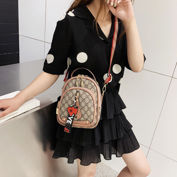 Stilīga sieviešu mini mugursoma ar rokturi