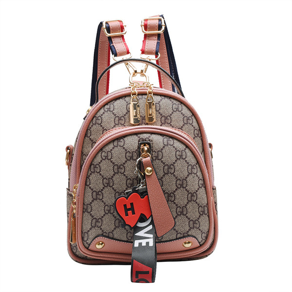 Stilīga sieviešu mini mugursoma ar rokturi