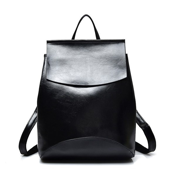 Mūsdienīga sieviešu mugursoma no tīras eko ādas