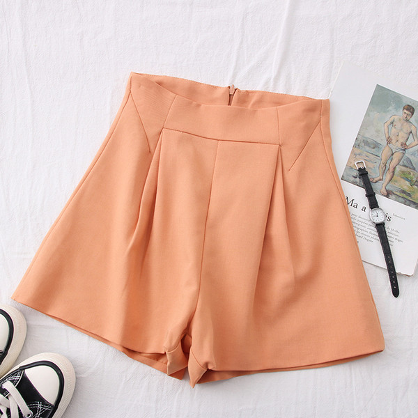 Aktuālās sieviešu bikses ar rāvējslēdzēju un augstu vidukli