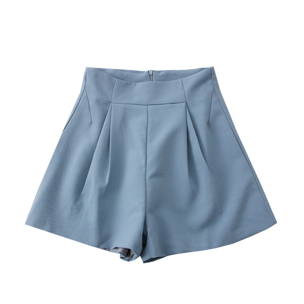 Aktuālās sieviešu bikses ar rāvējslēdzēju un augstu vidukli