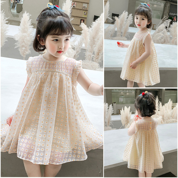 Suvine laste kleit karikakratega