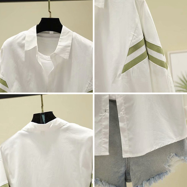 Laia mudeliga naiste särk klassikalise krae ja pikkade varrukatega