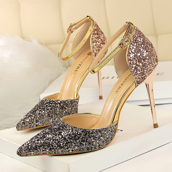 Sieviešu modernas sandales ar 9,5 cm augstu papēdi