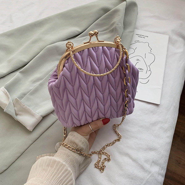 Stilīga sieviešu plecu soma ar rokturi