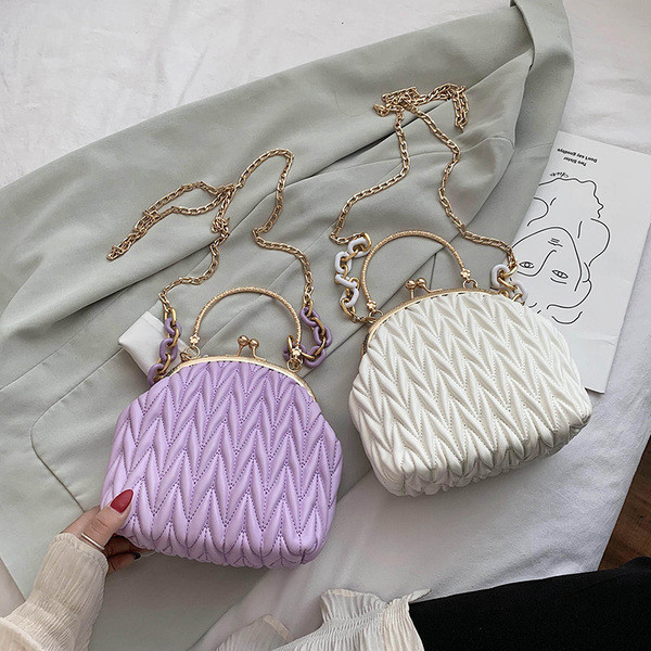 Stilīga sieviešu plecu soma ar rokturi