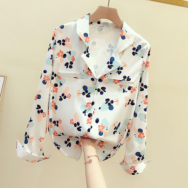 Cămașă de damă de ultimă generație cu buzunare și mâneci lungi