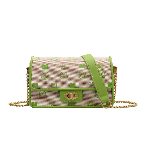 Geantă de zi cu zi pentru femei cu element metalic și mâner lung