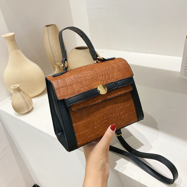 Sieviešu maza retro stila soma ar gariem un īsiem rokturiem