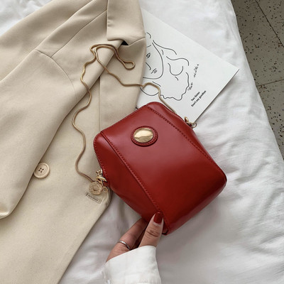 Stilīgs sieviešu mini somas vienkāršs modelis ar sprādzi