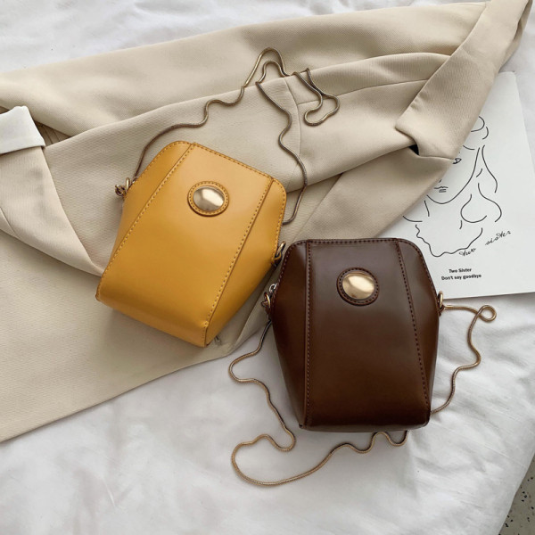 Stilīgs sieviešu mini somas vienkāršs modelis ar sprādzi