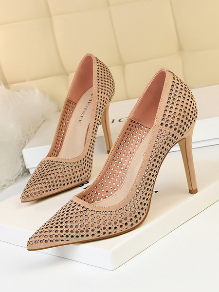 Stilīgi sieviešu apavi ar plānu papēdi smailu modeli