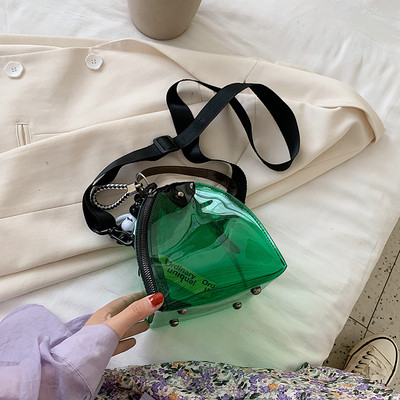 Stilīga sieviešu lakādas mini soma