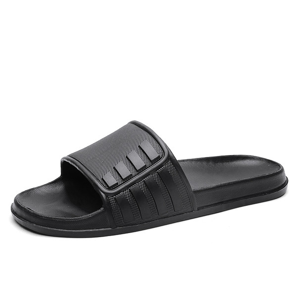 Ērtas vīriešu čības ar plakanu zoli