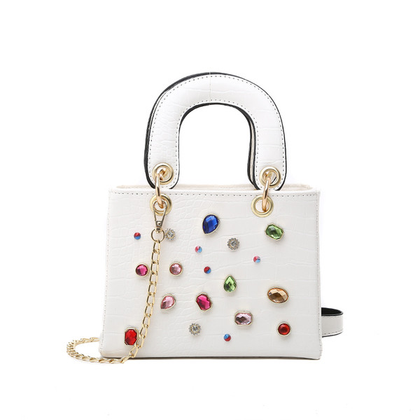 Stiilne kividega naistekott ökonahast