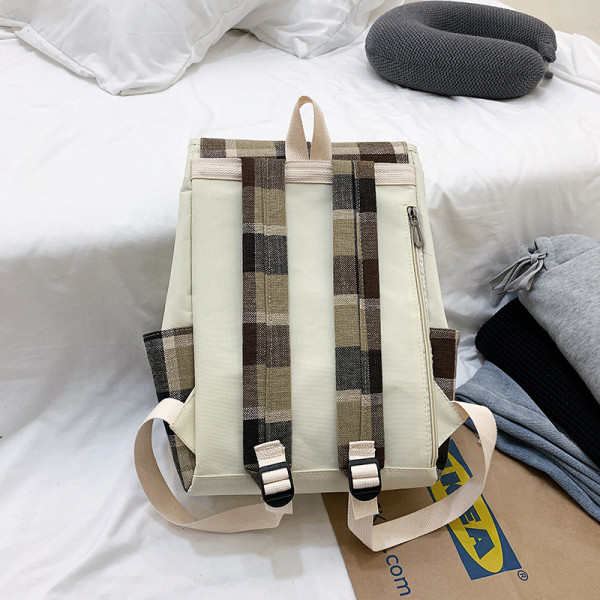 Igapäevane naiste ruuduline lukuga seljakott
