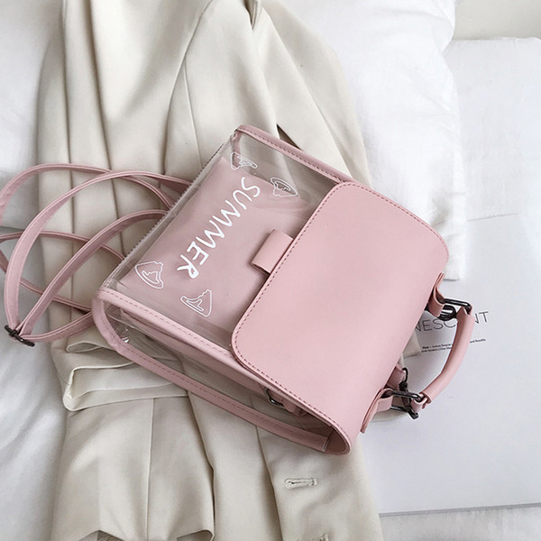 Mūsdienīga sieviešu mugursoma ar uzrakstu un rokturi