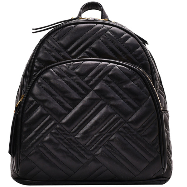 Stilīga sieviešu mugursoma no eko ādas vienkārša modeļa