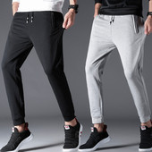 Ikdienas vīriešu bikses ar mežģīnēm un izmērs līdz 6XL