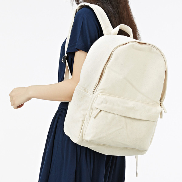 Rucsac modern de dama cu un buzunar model curat