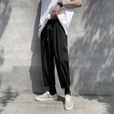 Taskutega vabaaja meeste püksid-lai mudel