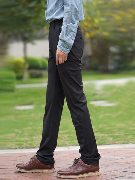 Elastīgas vīriešu bikses ar kabatām