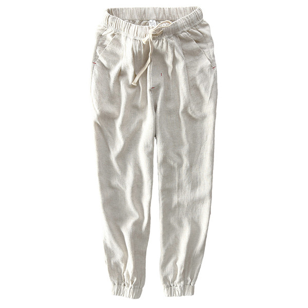 Meeste sportlik-elegantsed elastse vöökohaga püksid