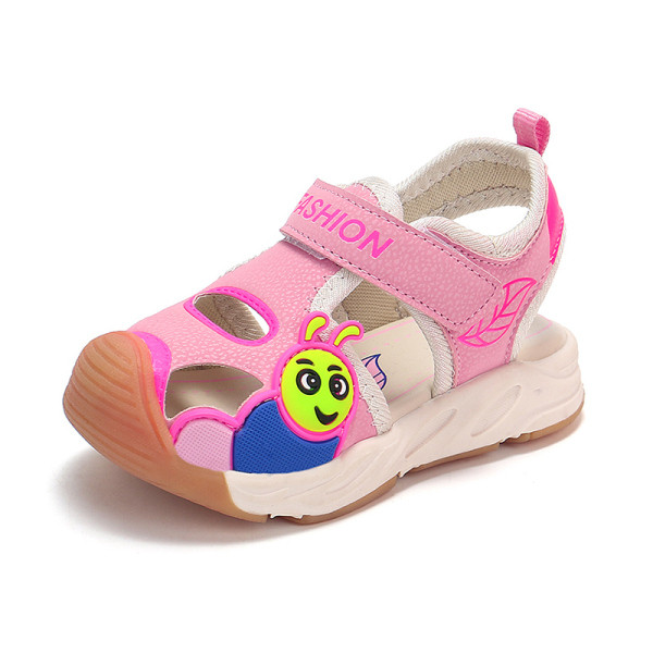 Bērnu ikdienas sandales ar uzlīmēm meitenēm un zēniem
